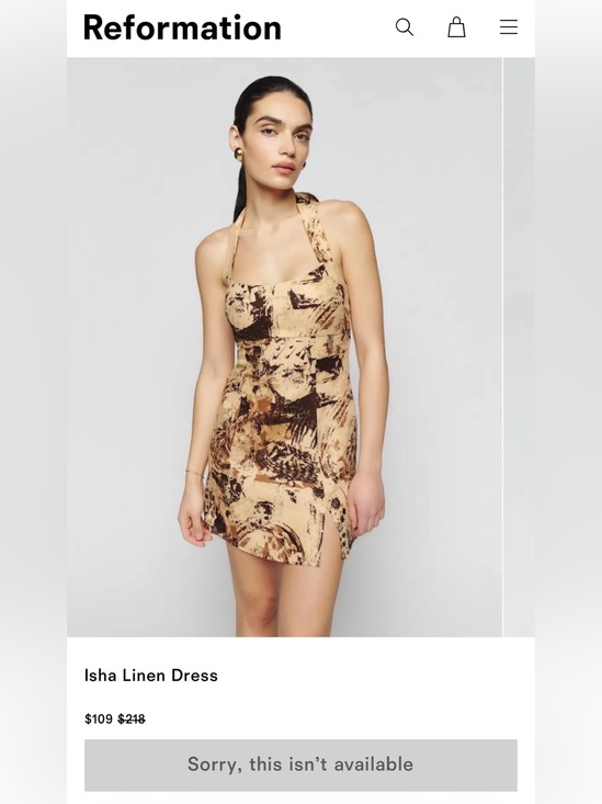 Reformation Dresses & Skirts - Reformation Isha Mini Dress